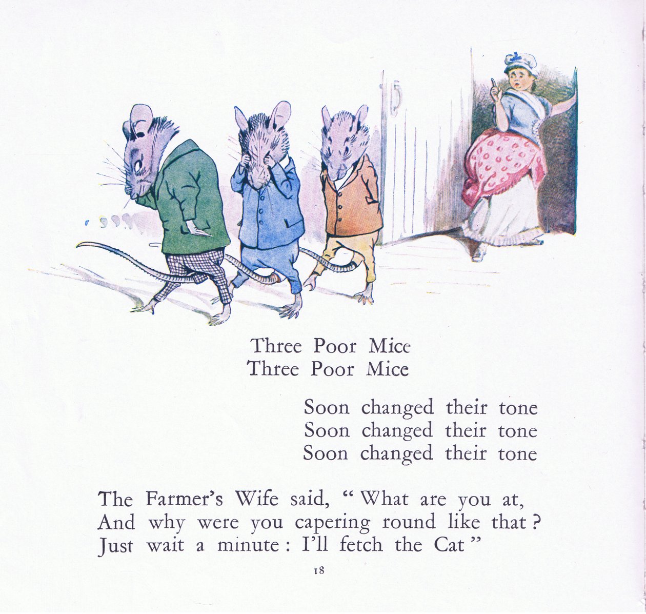 Tre topolini poveri, tre topolini poveri, cambiarono presto la loro melodia da Walton Corbould