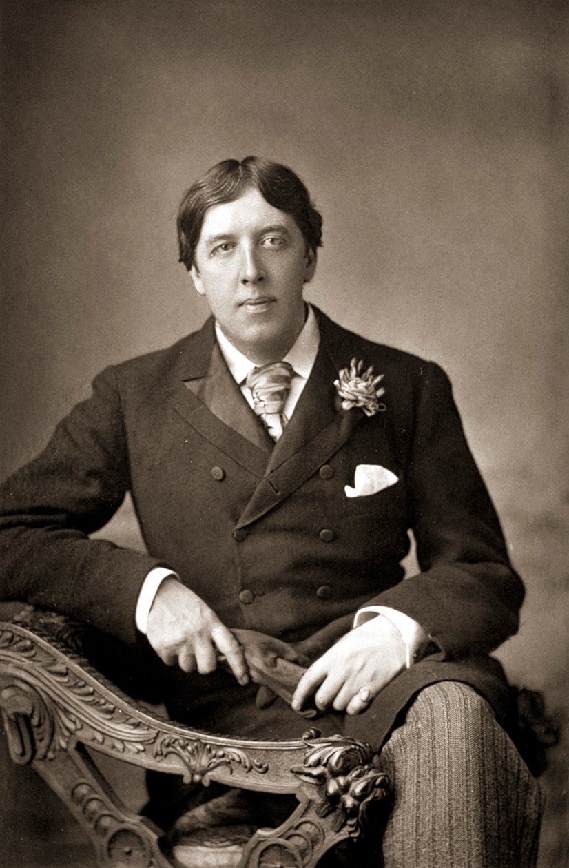Oscar Wilde, scrittore irlandese, spiritoso e drammaturgo, c. 1890 da WandD Downey