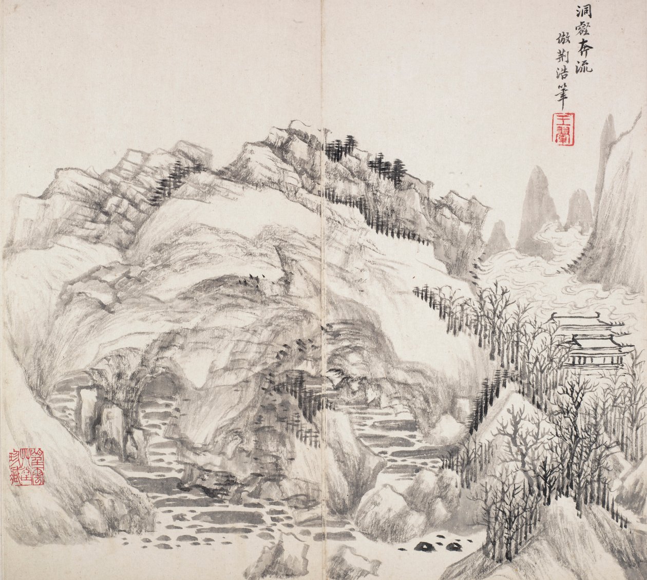 Album dopo i vecchi maestri e poesie da Wang Hui