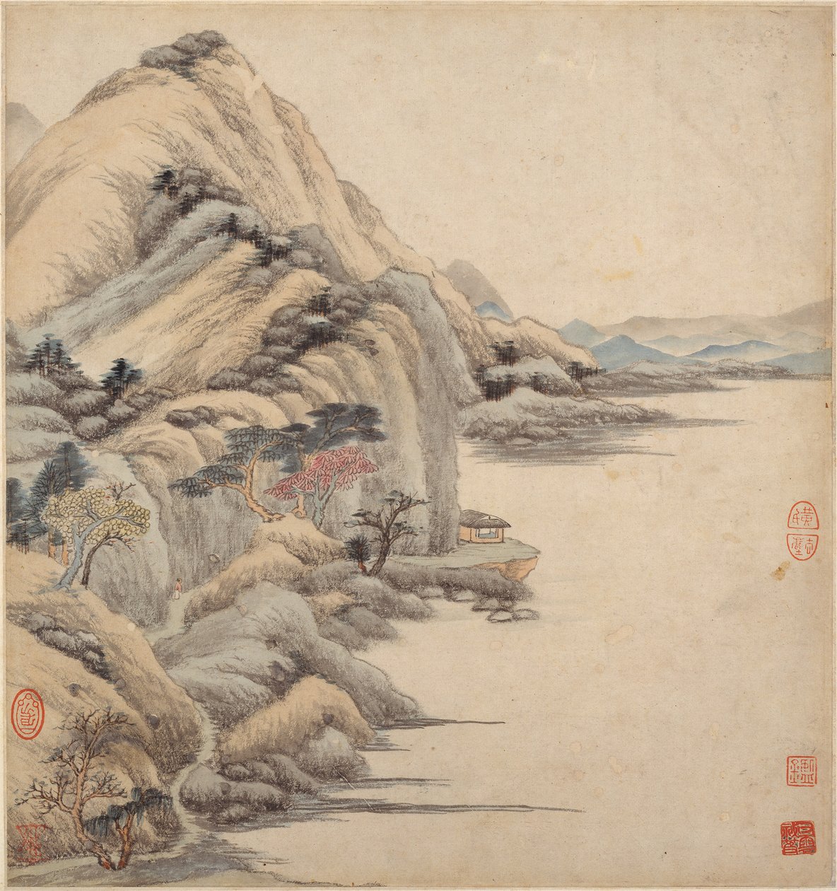 Paesaggi nello stile dei maestri antichi da Wang Jian