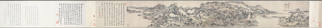 Picchi Verdi sotto Cielo Limpido: Dopo Huang Gongwang da Wang Yuanqi