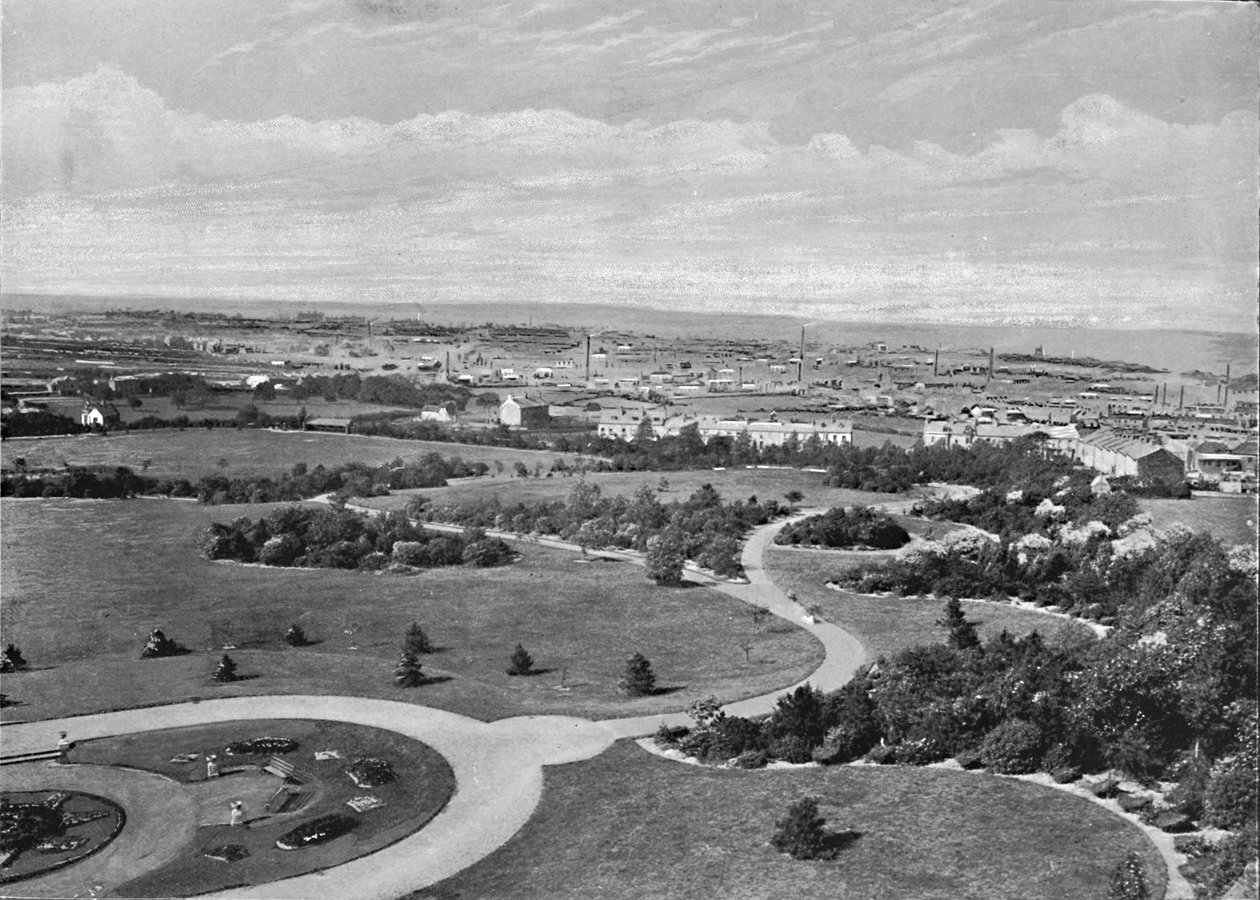 Barnsley Park e città, c1896 da Warner Gothard