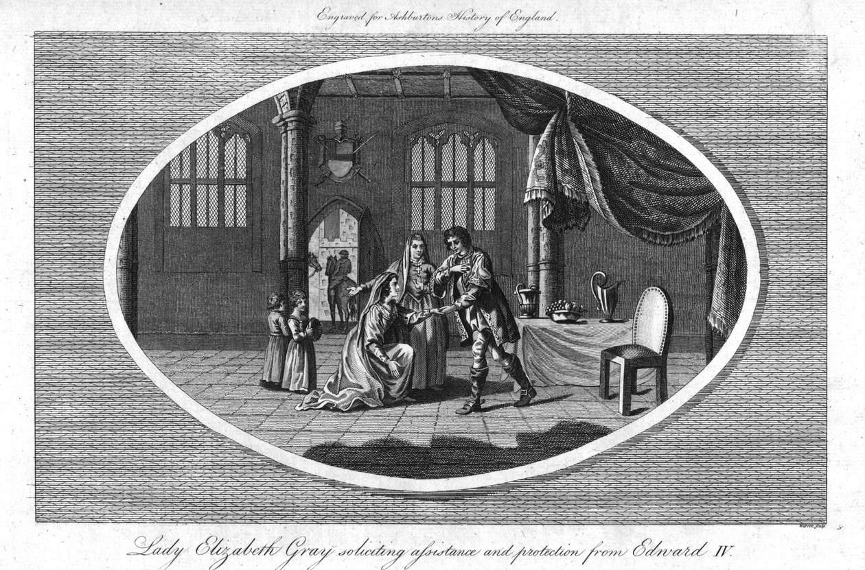 Lady Elizabeth Gray che chiede assistenza e protezione a Edoardo IV, 1793 da Warren