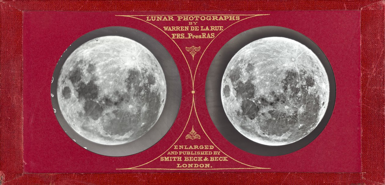Luna piena, 1858-1859, stampato nel 1862 (foto) da Warren De La Rue