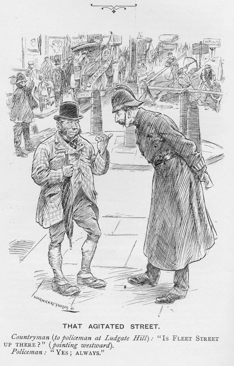 Quella strada agitata, illustrazione da 