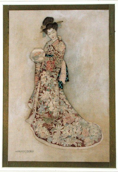 Ragazza Geisha da Warwick Goble