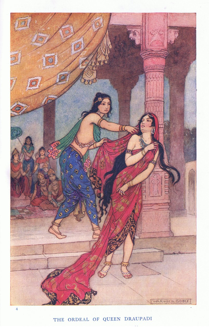 La prova della regina Draupadi da Warwick Goble