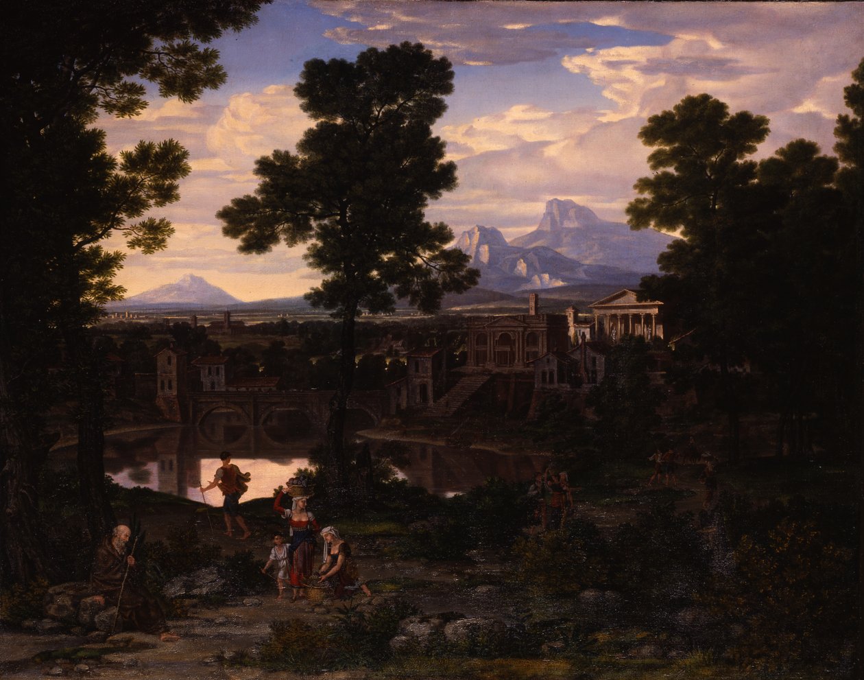 Paesaggio italiano, c.1805 da Washington Allston