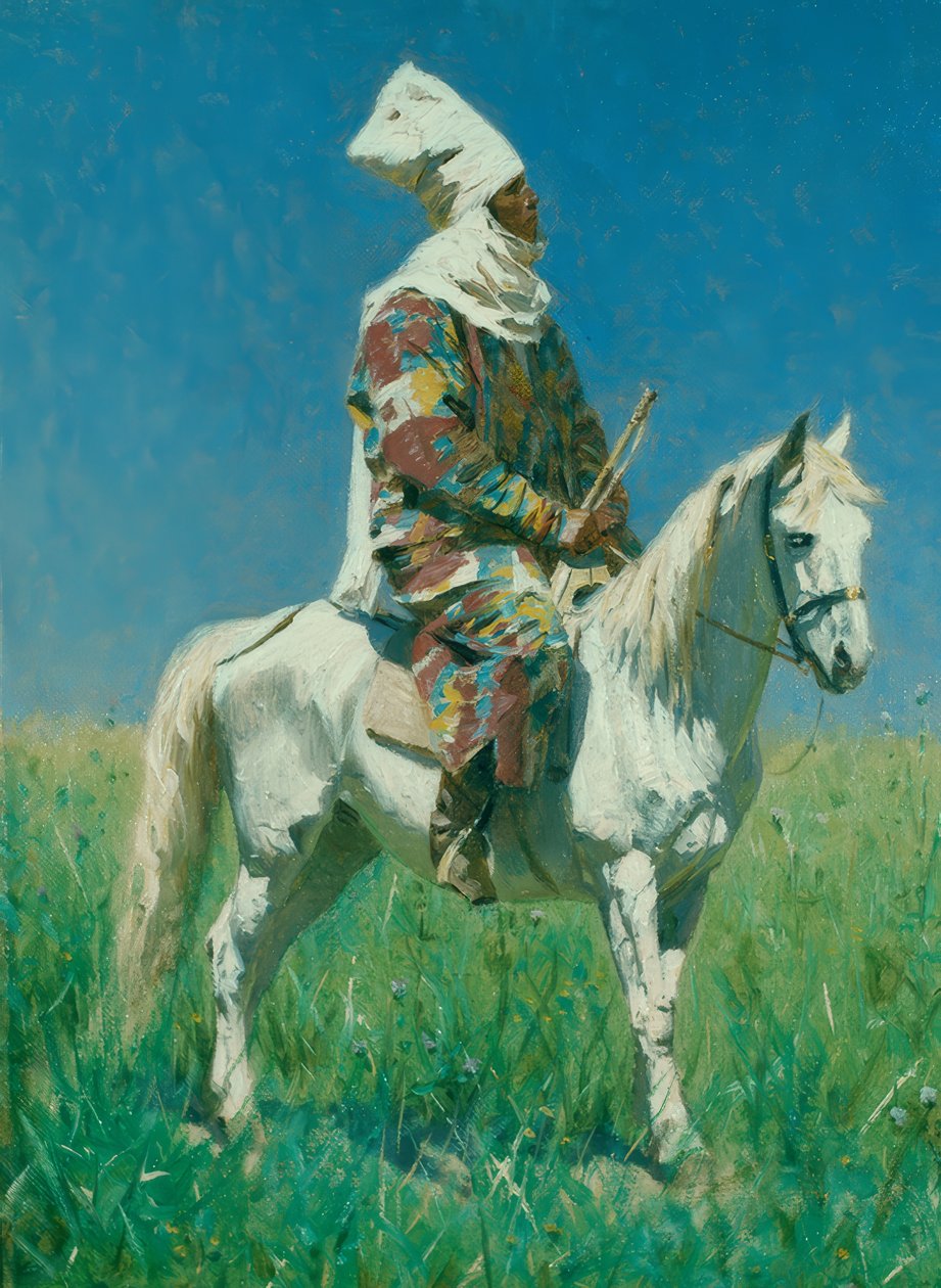 Kirghiso a cavallo da Wassili W. Werestschagin