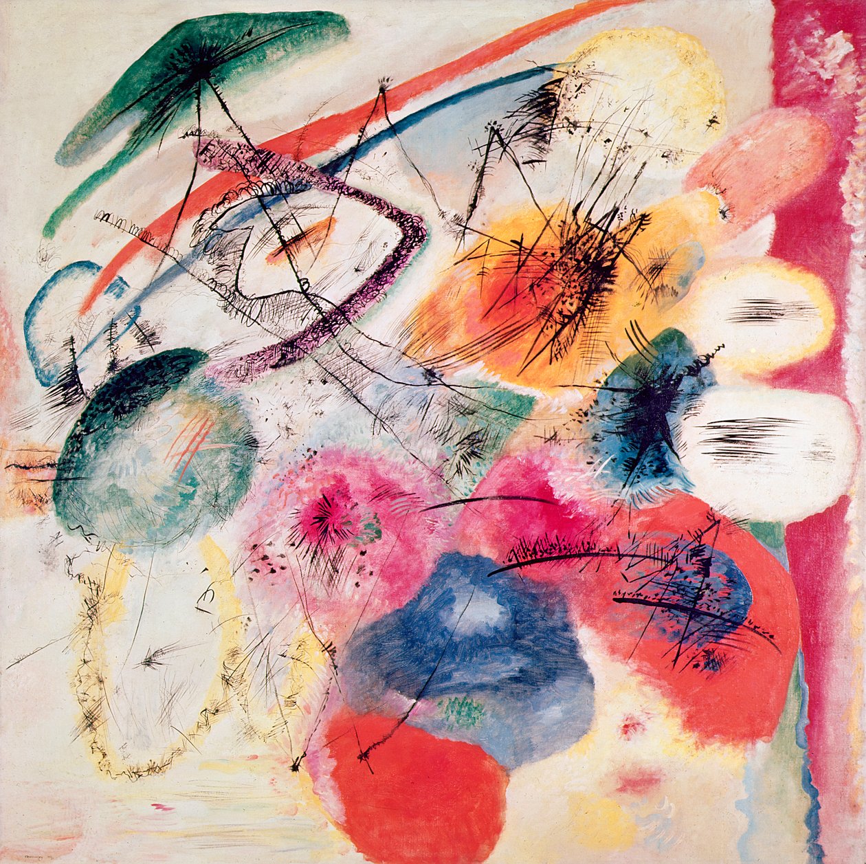 Linee nere, dicembre 1913 da Wassily Kandinsky