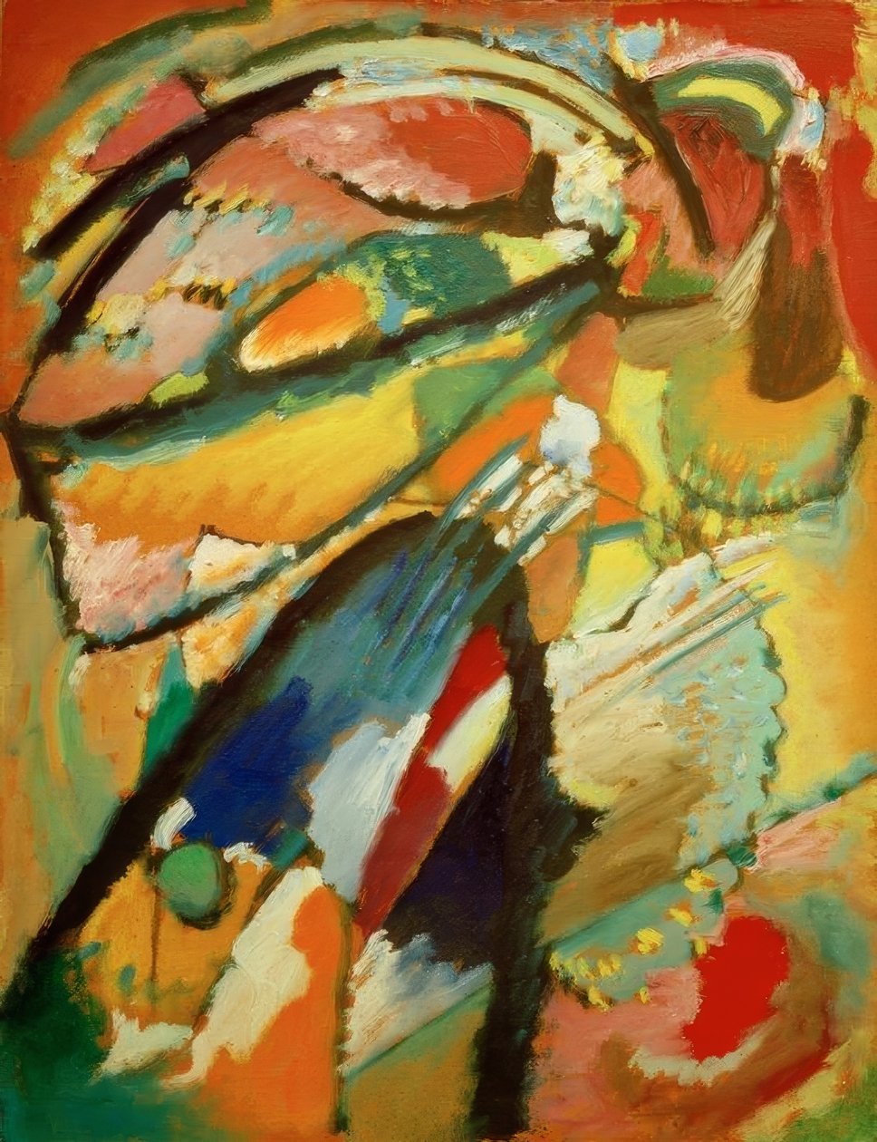 Angelo del Giudizio Universale da Wassily Kandinsky