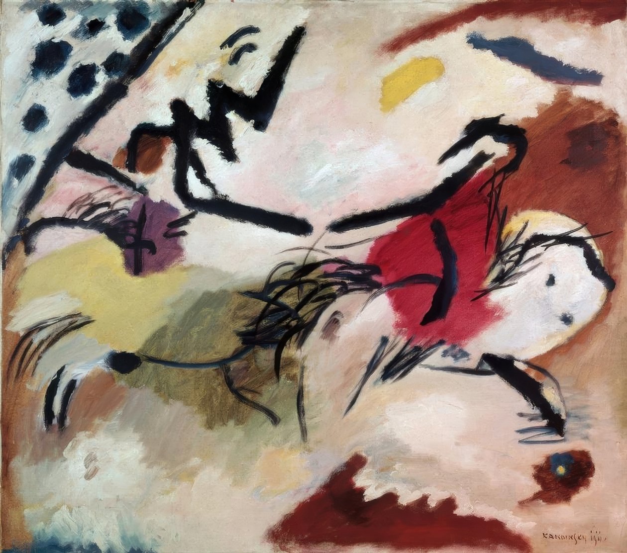 Improvvisazione 20 (Cavalli) da Wassily Kandinsky