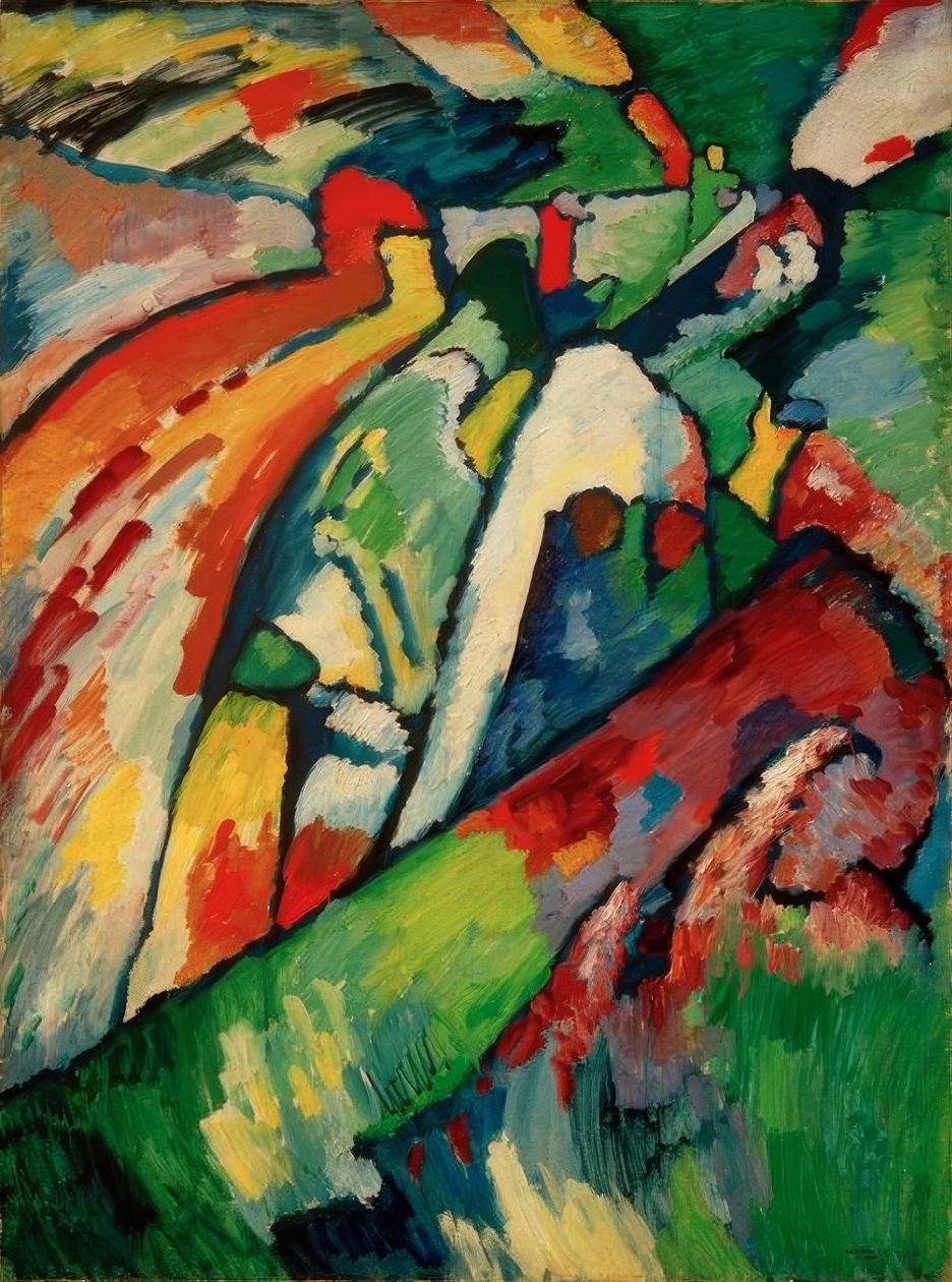 Improvisazione 7 (Tempesta) da Wassily Kandinsky