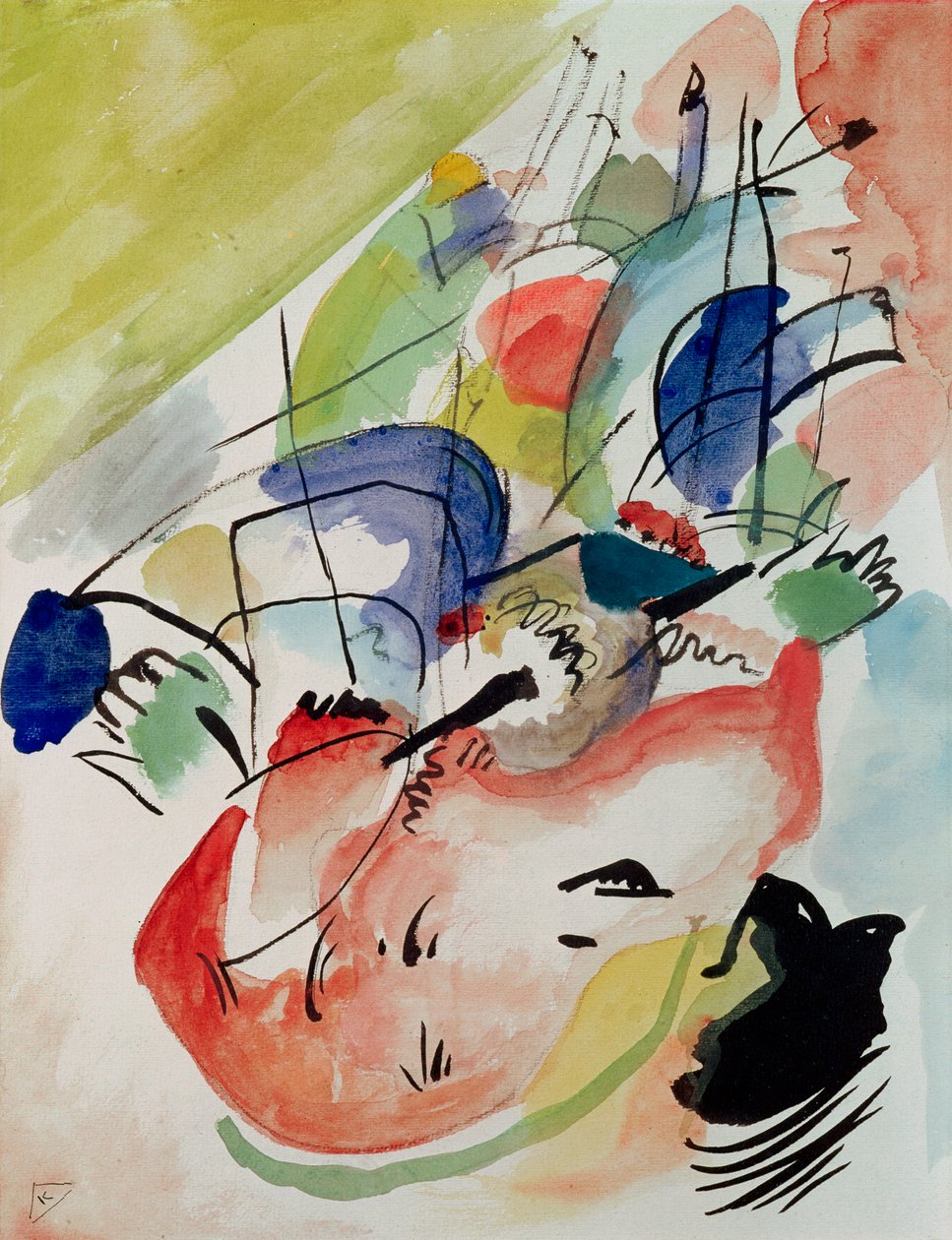 Improvvisazione XXXI, 1913 da Wassily Kandinsky