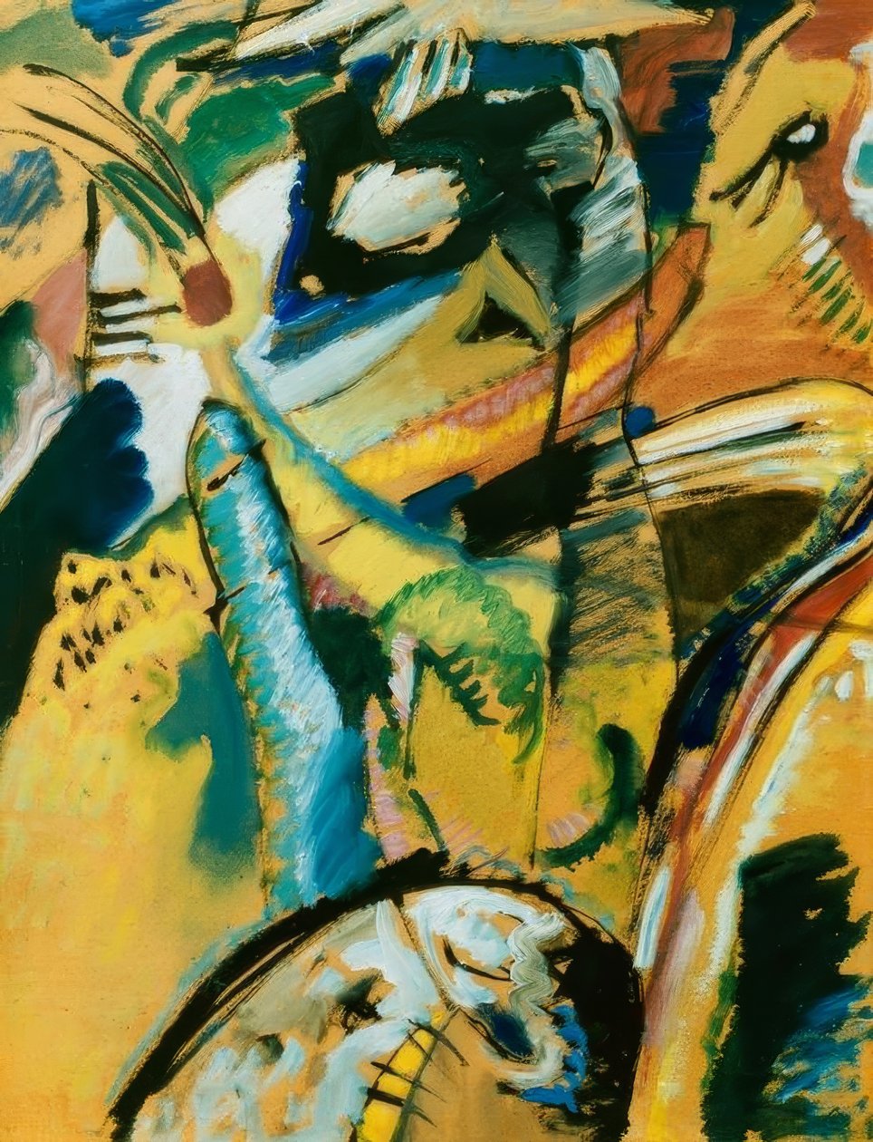 Piccolo studio per il murale per Edwin R. Campbell n. 3 da Wassily Kandinsky