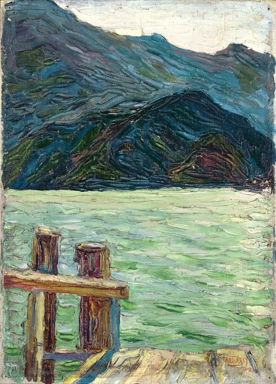 Kochelsee sulla baia, 1902 da Wassily Kandinsky