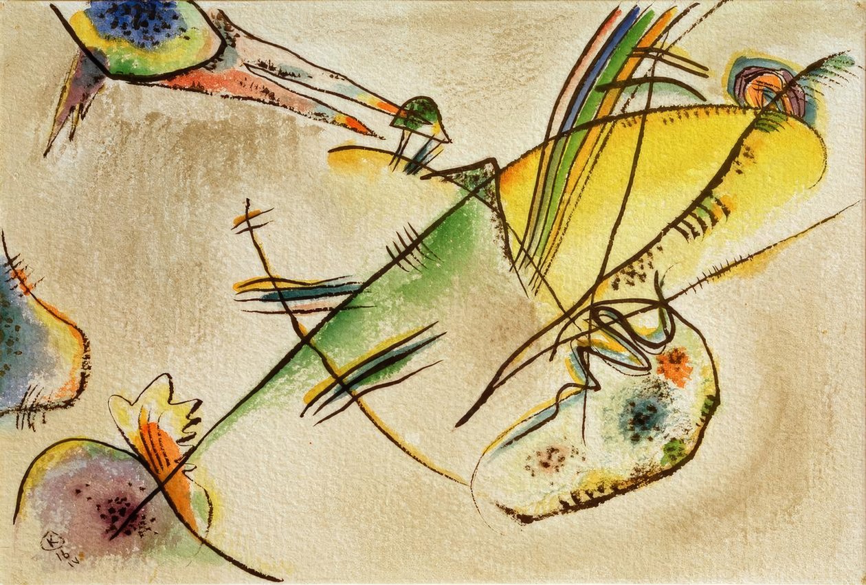 Composizione B da Wassily Kandinsky