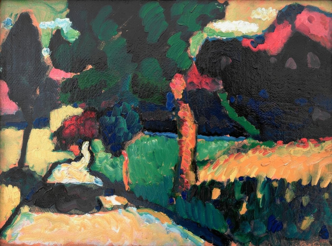 Murnau – Paesaggio estivo da Wassily Kandinsky