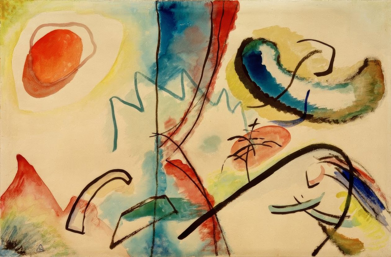 Senza titolo (Improvvisazione) da Wassily Kandinsky