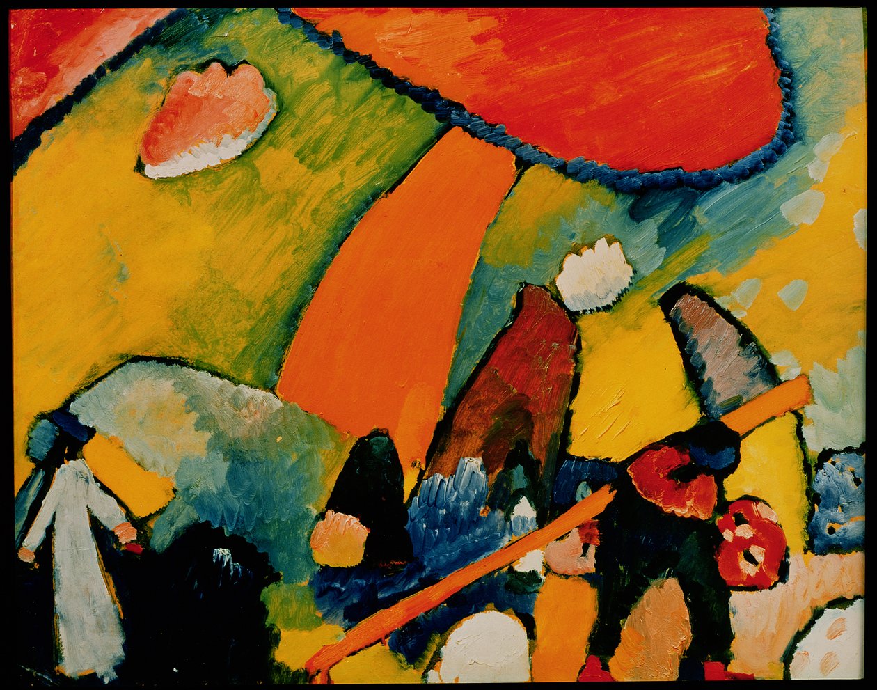 Sulla spiaggia da Wassily Kandinsky