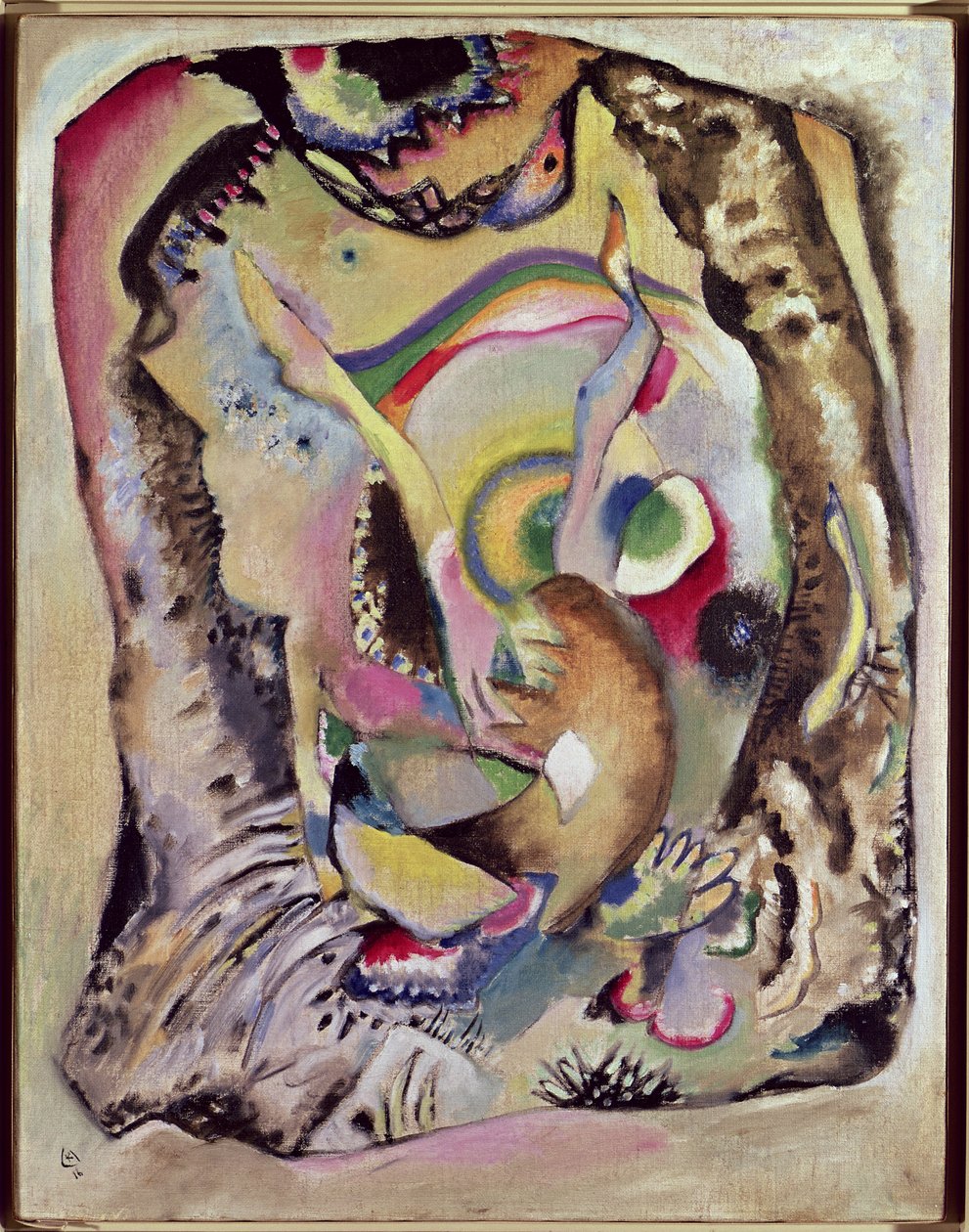 Pittura su Fondo Chiaro, 1916 da Wassily Kandinsky