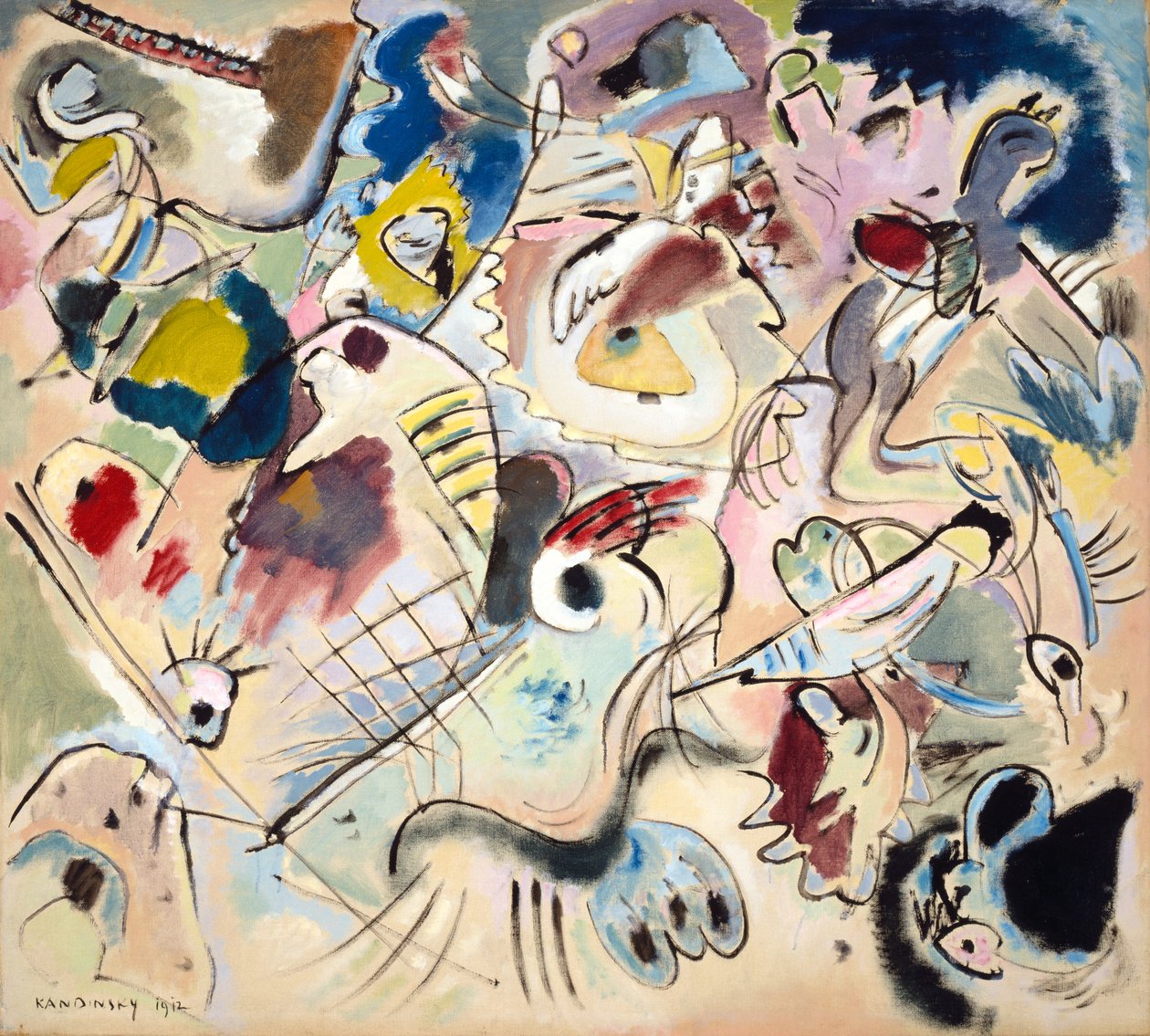 Schizzo 160A, 1912 da Wassily Kandinsky