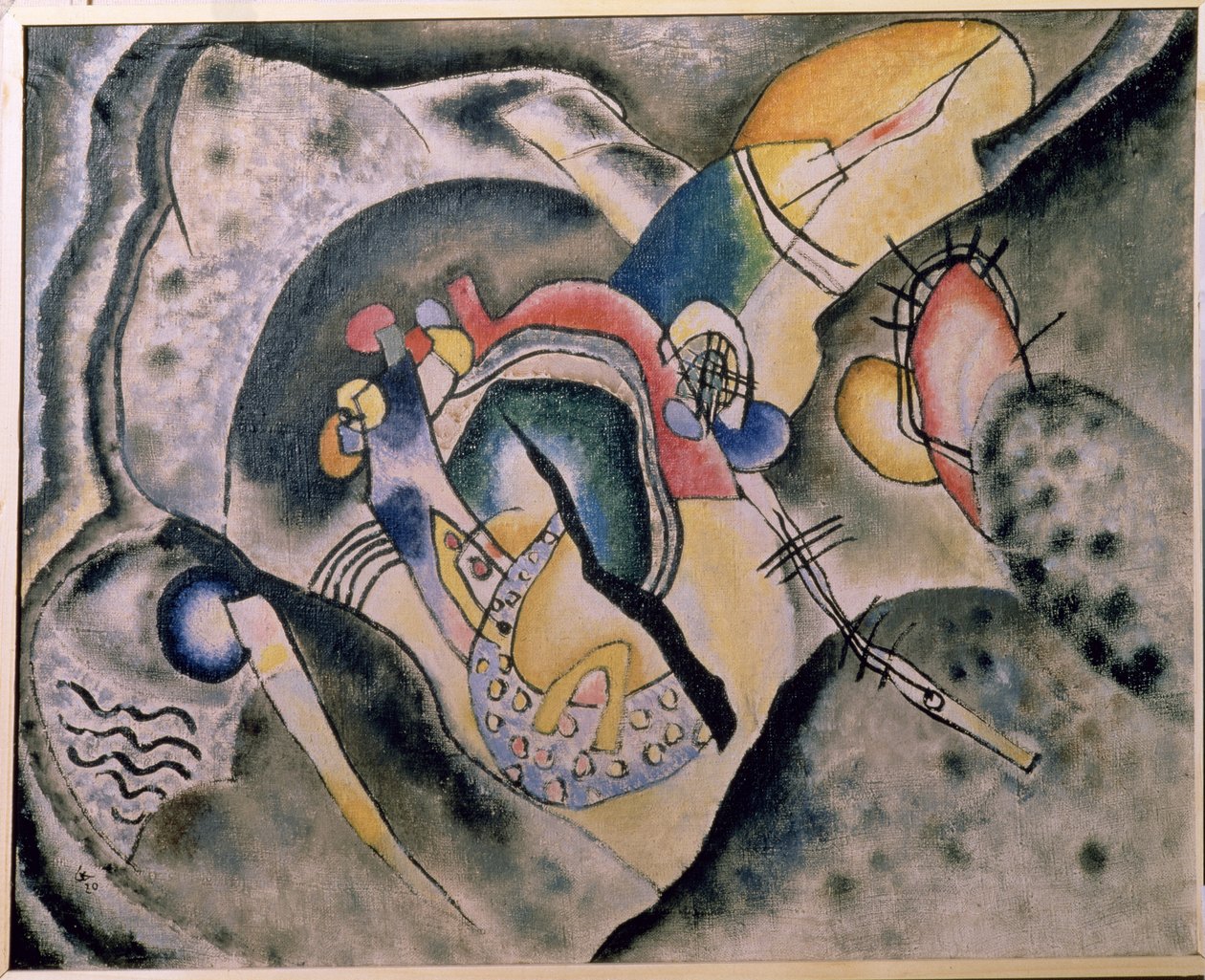 Il Colpo Nero, 1920 da Wassily Kandinsky