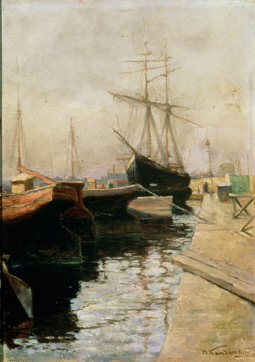 Il porto di Odessa, 1900 da Wassily Kandinsky