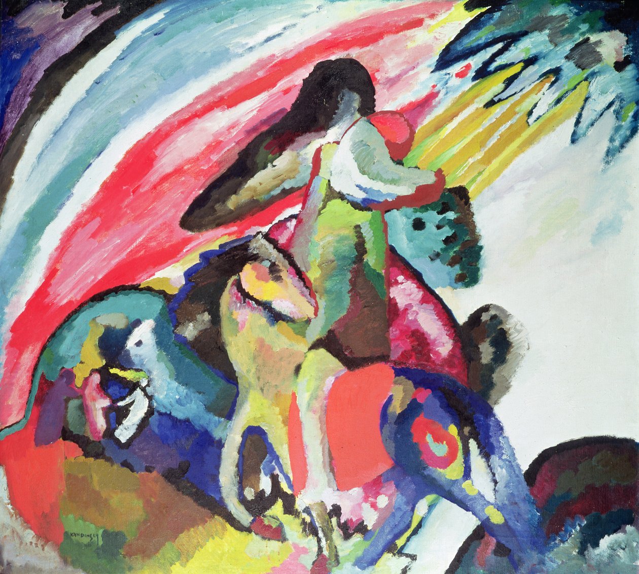 Il cavaliere da Wassily Kandinsky