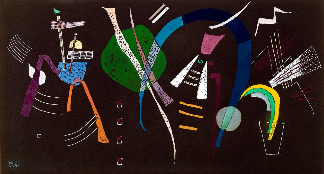 Il fiocco blu da Wassily Kandinsky