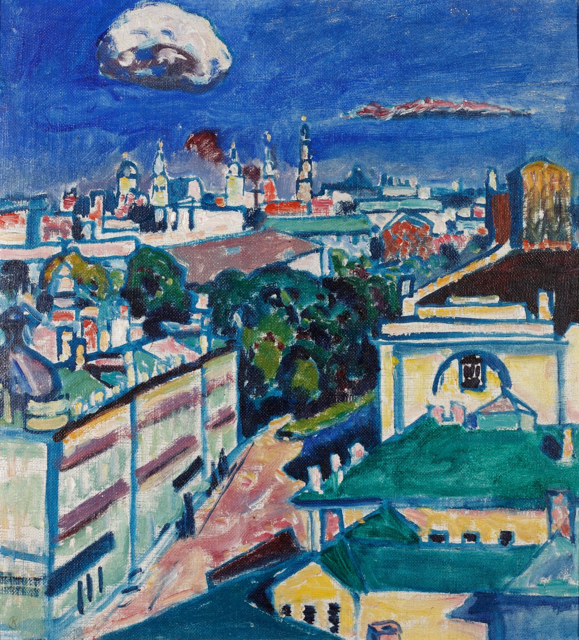 Vista di Mosca da Wassily Kandinsky