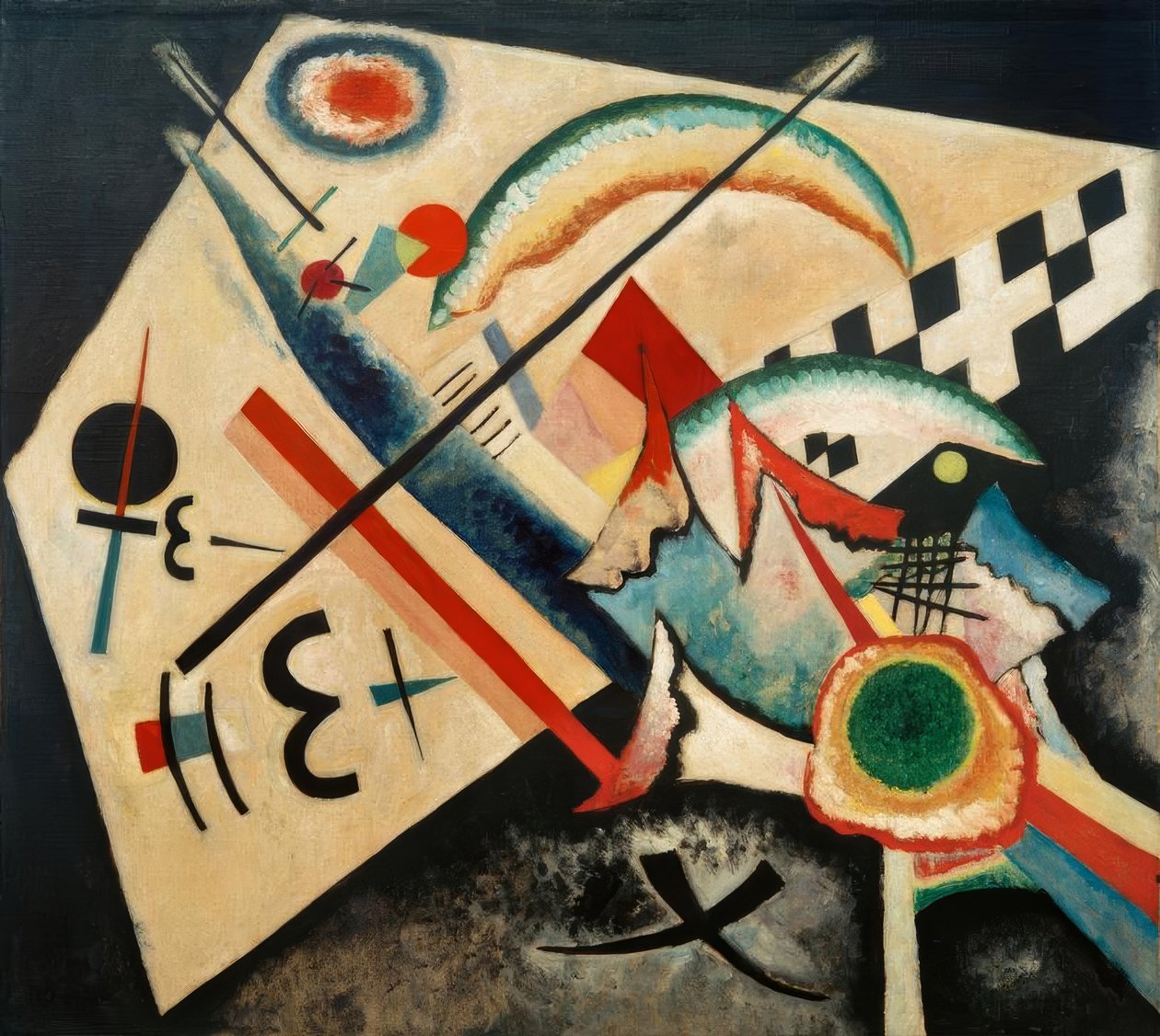 Croce bianca da Wassily Kandinsky