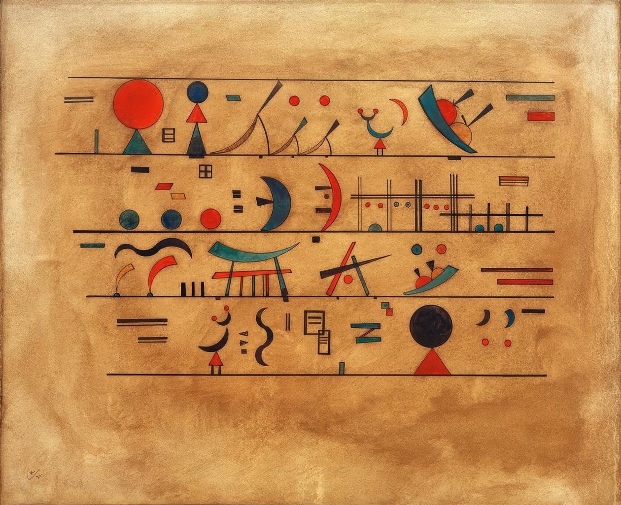 Serie di segni da Wassily Kandinsky