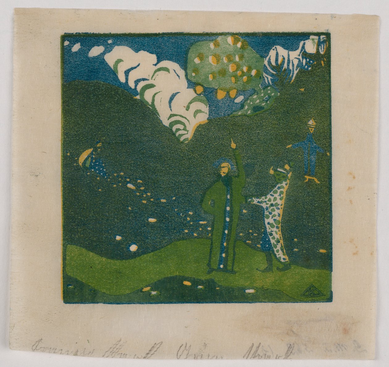 4 copie di “Klänge”, pag. 71 da Wassily Kandinsky