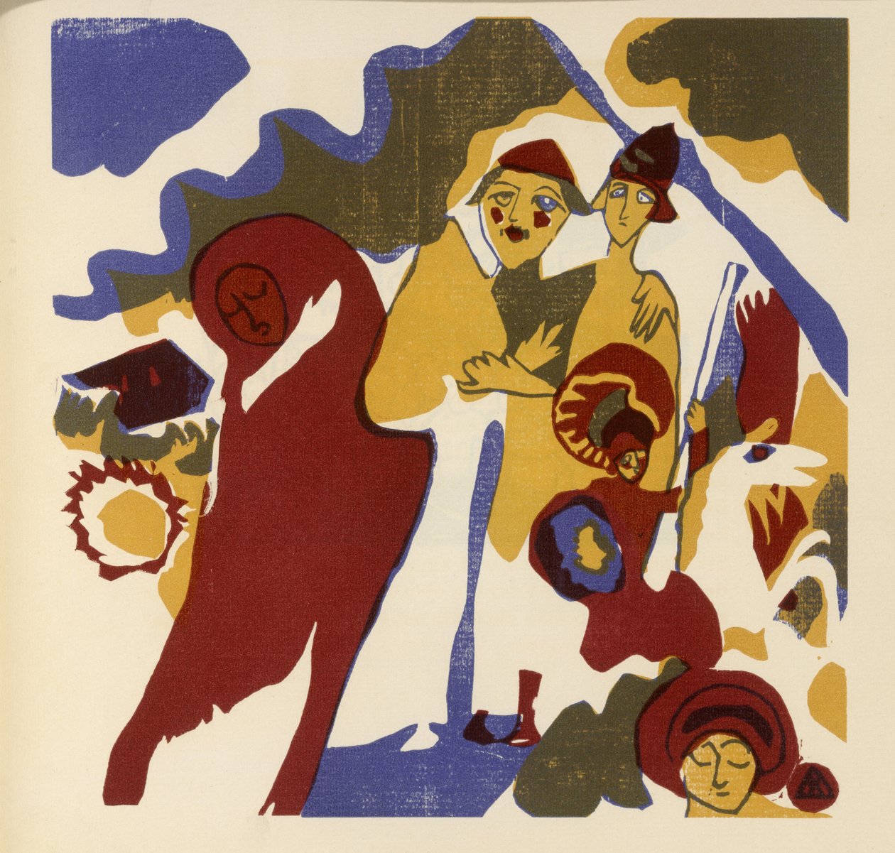 Allerheiligen (Blatt 46 aus: "Klänge") da Wassily Kandinsky