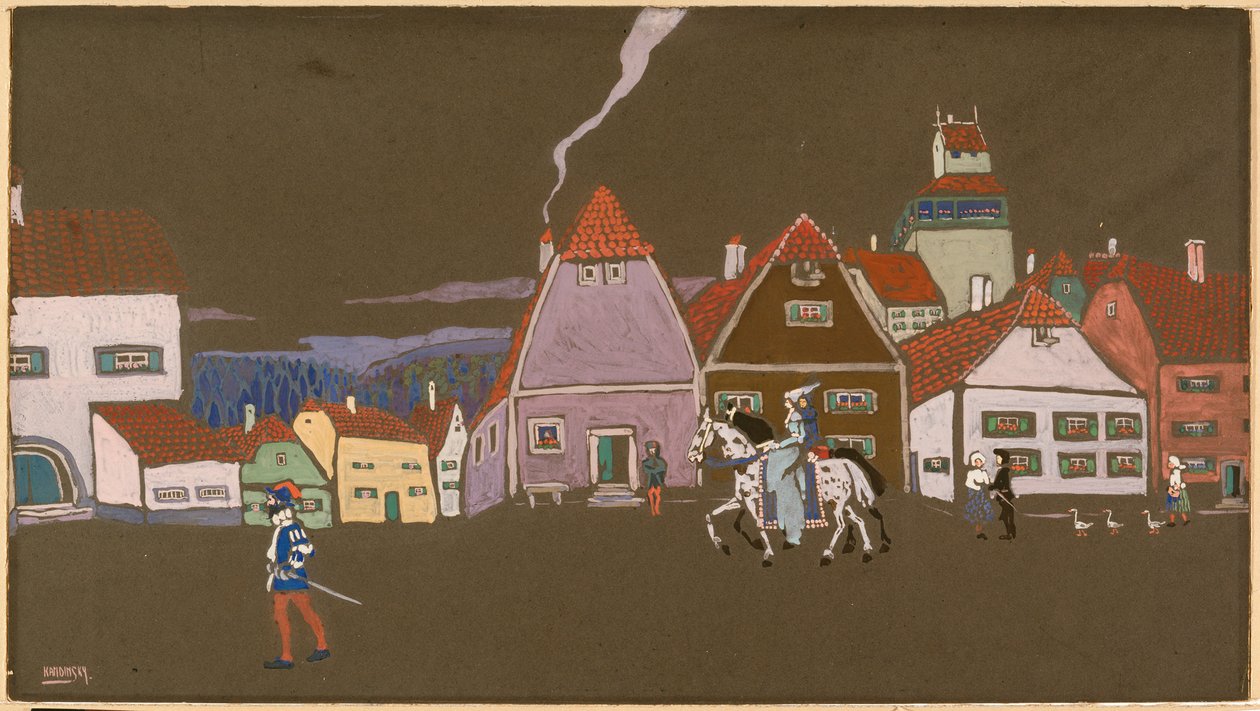 Vecchia cittadina da Wassily Kandinsky