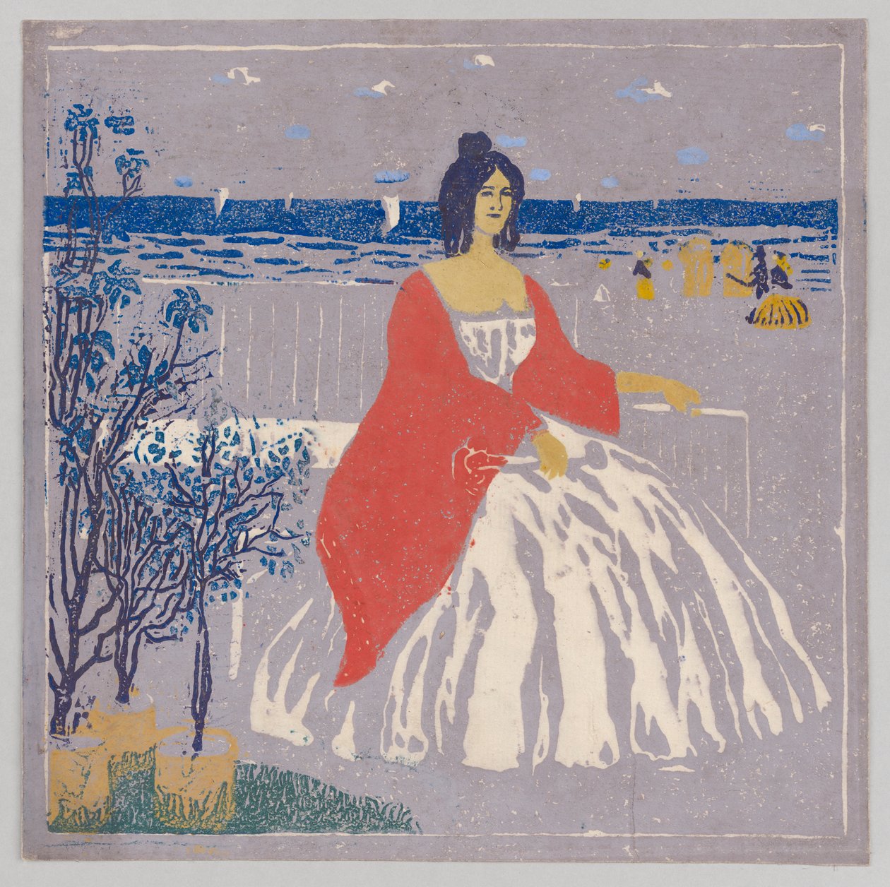 Sulla spiaggia da Wassily Kandinsky