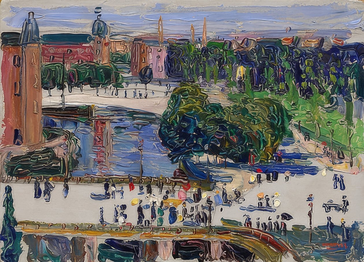 Amsterdam - Vista dalla finestra da Wassily Kandinsky