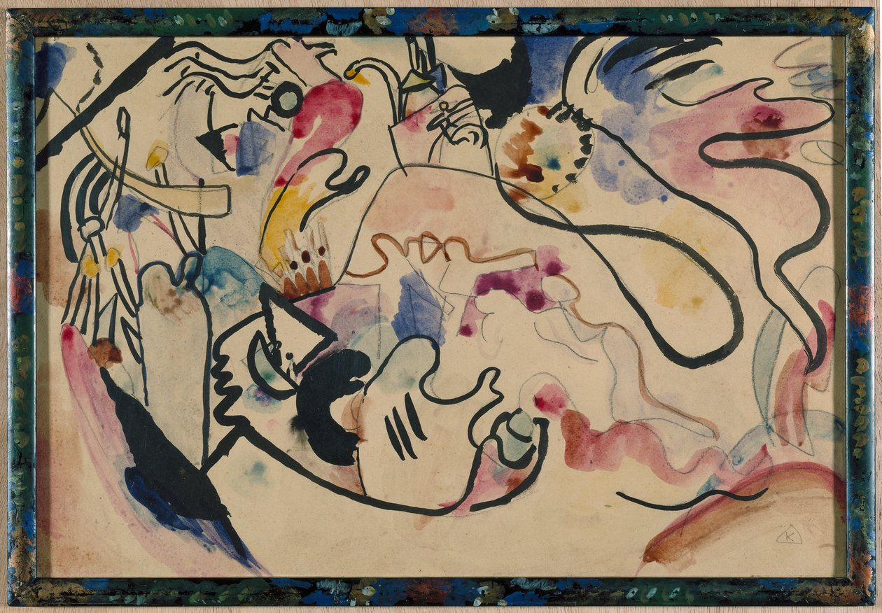 Acquerello n. 8 «Giudizio universale» da Wassily Kandinsky