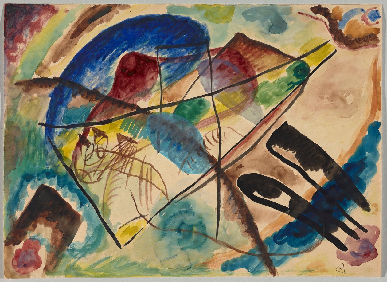 Acquerello VIII da Wassily Kandinsky