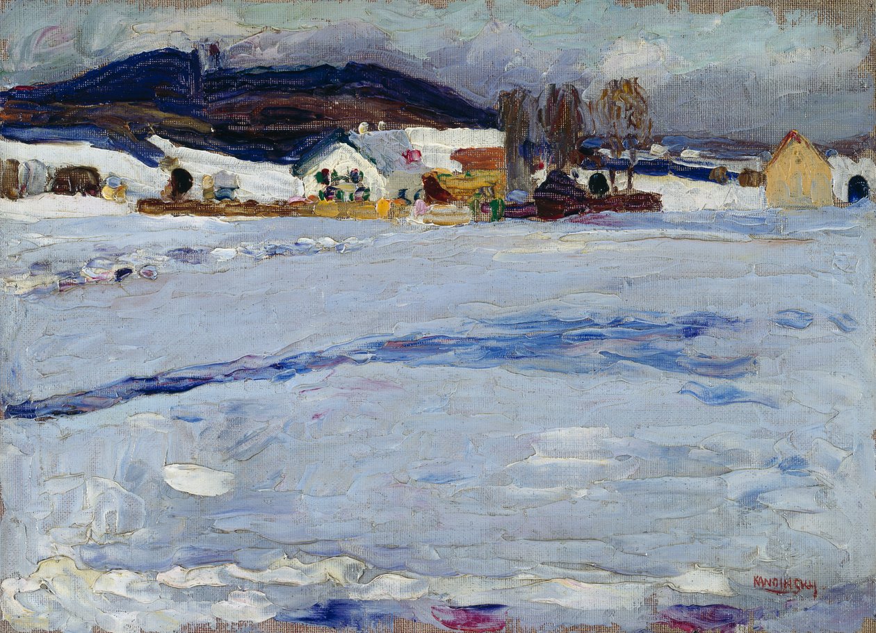 Presso Starnberg - inverno da Wassily Kandinsky