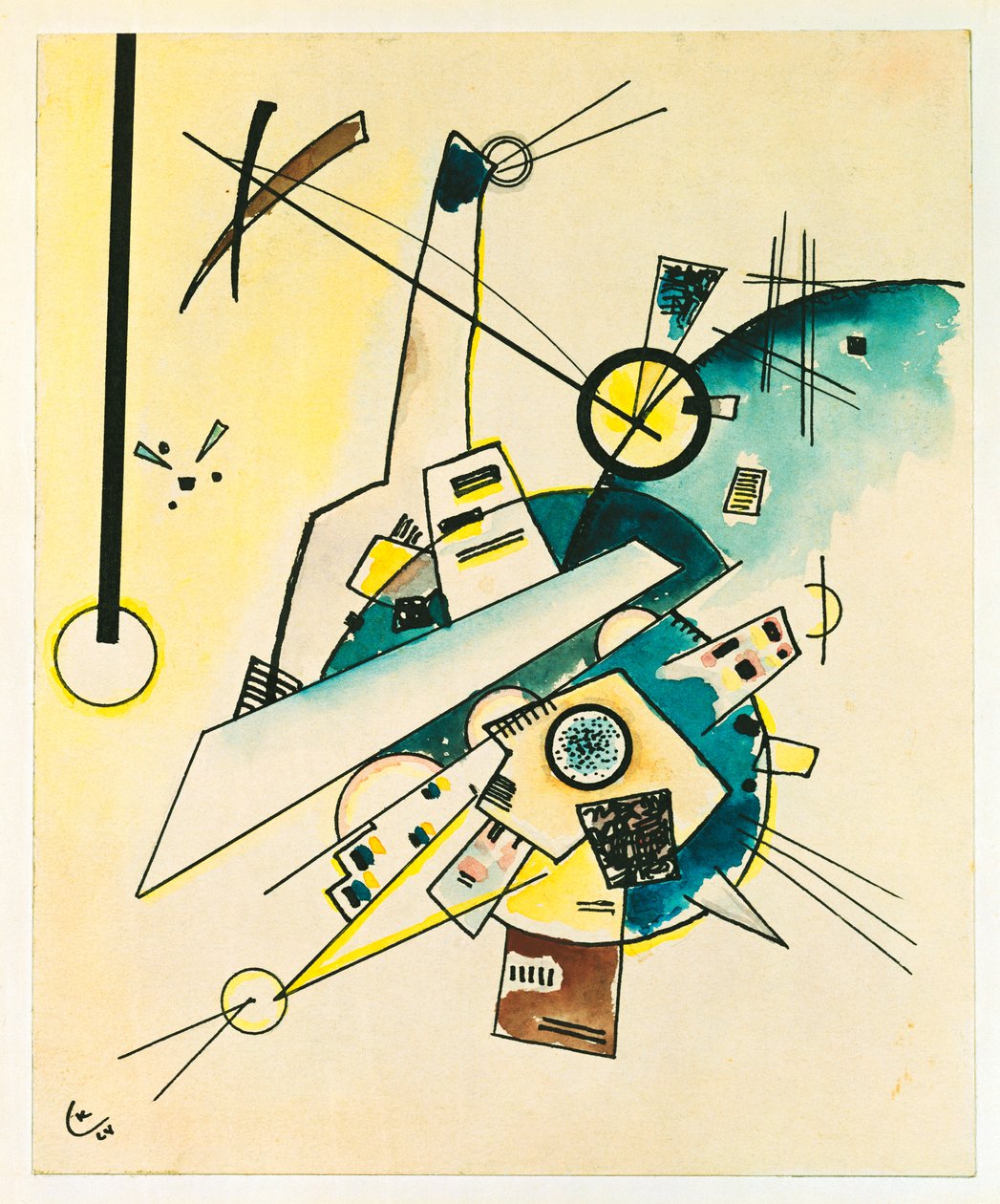 Composizione da Wassily Kandinsky