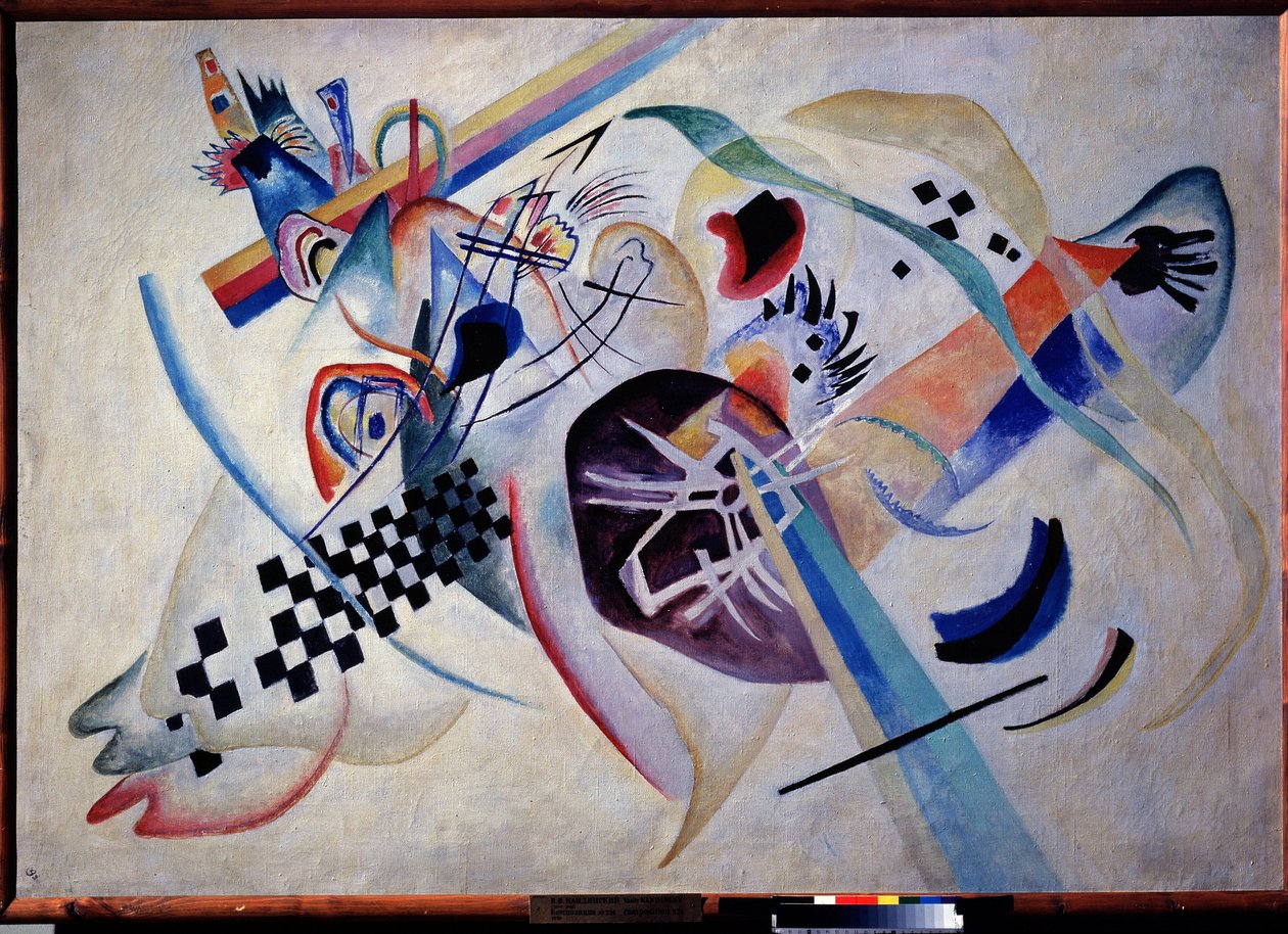 Composizione N. 224. Sul bianco da Wassily Kandinsky