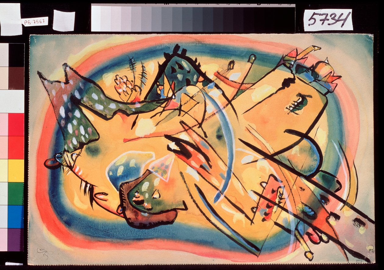 Composizione, Paesaggio da Wassily Kandinsky