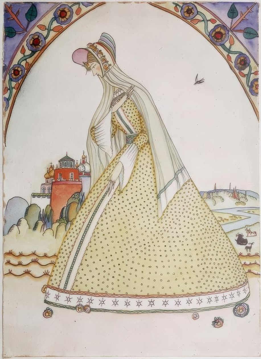 Dama con crinolina da Wassily Kandinsky