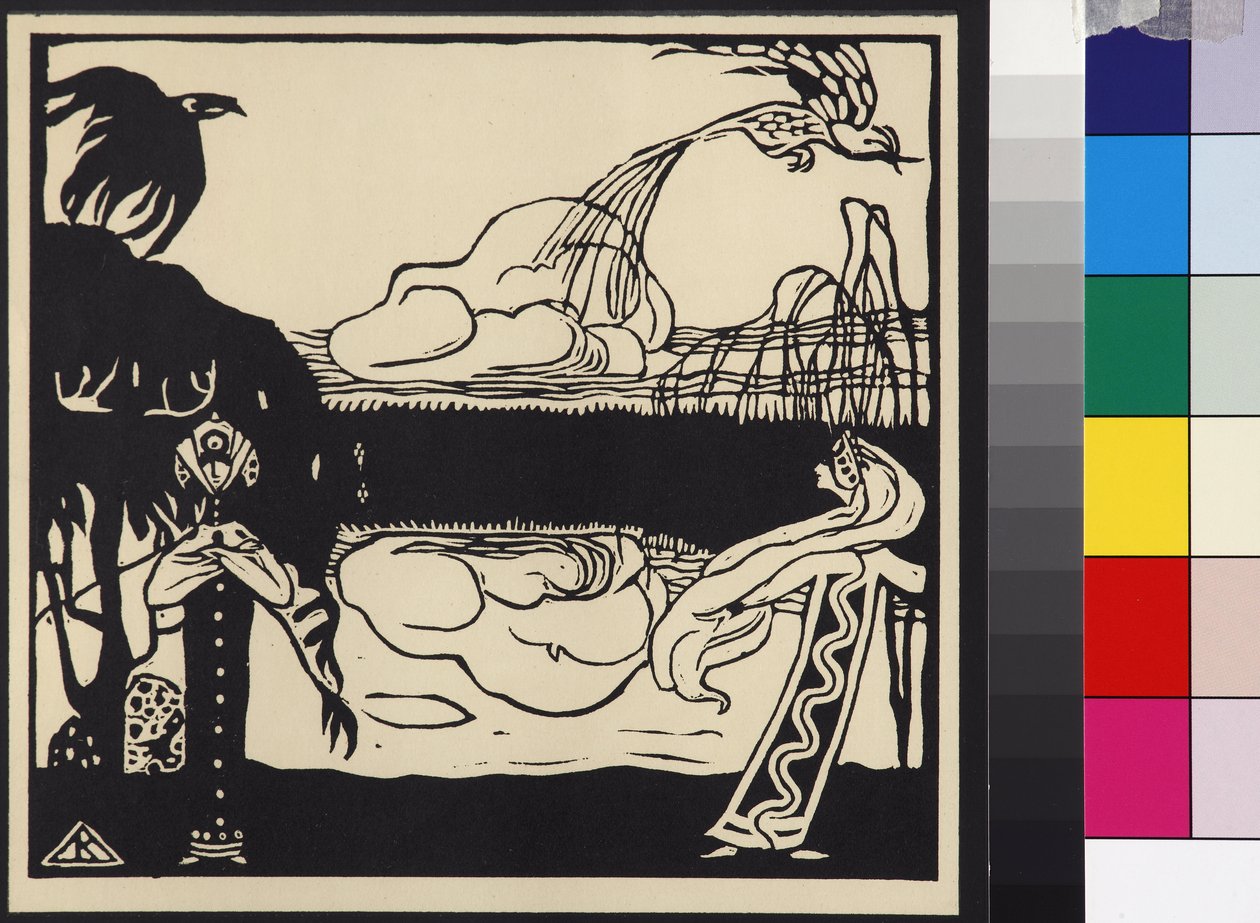 Due uccelli da Wassily Kandinsky