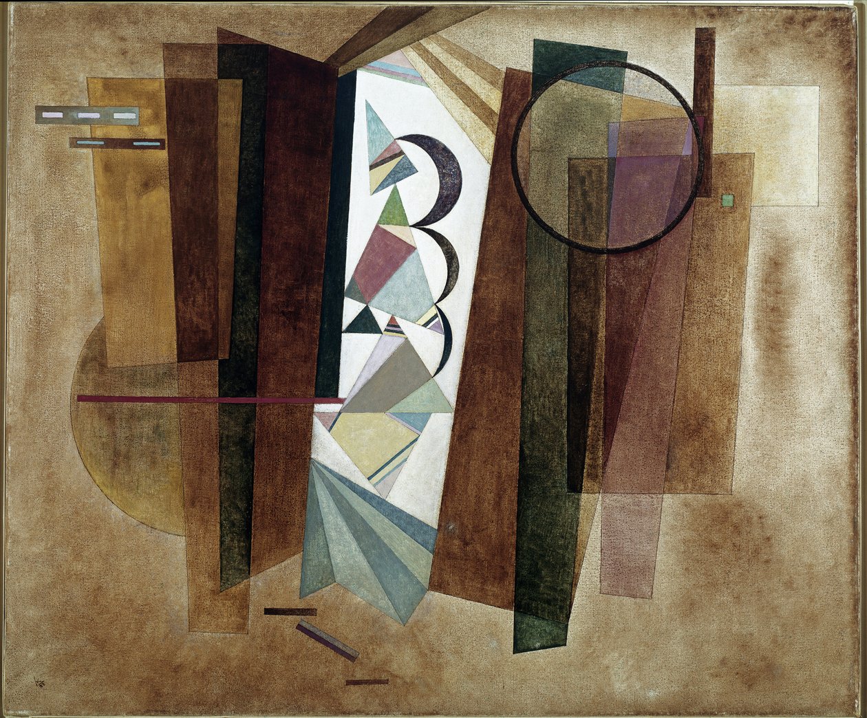 Sviluppo in marrone da Wassily Kandinsky