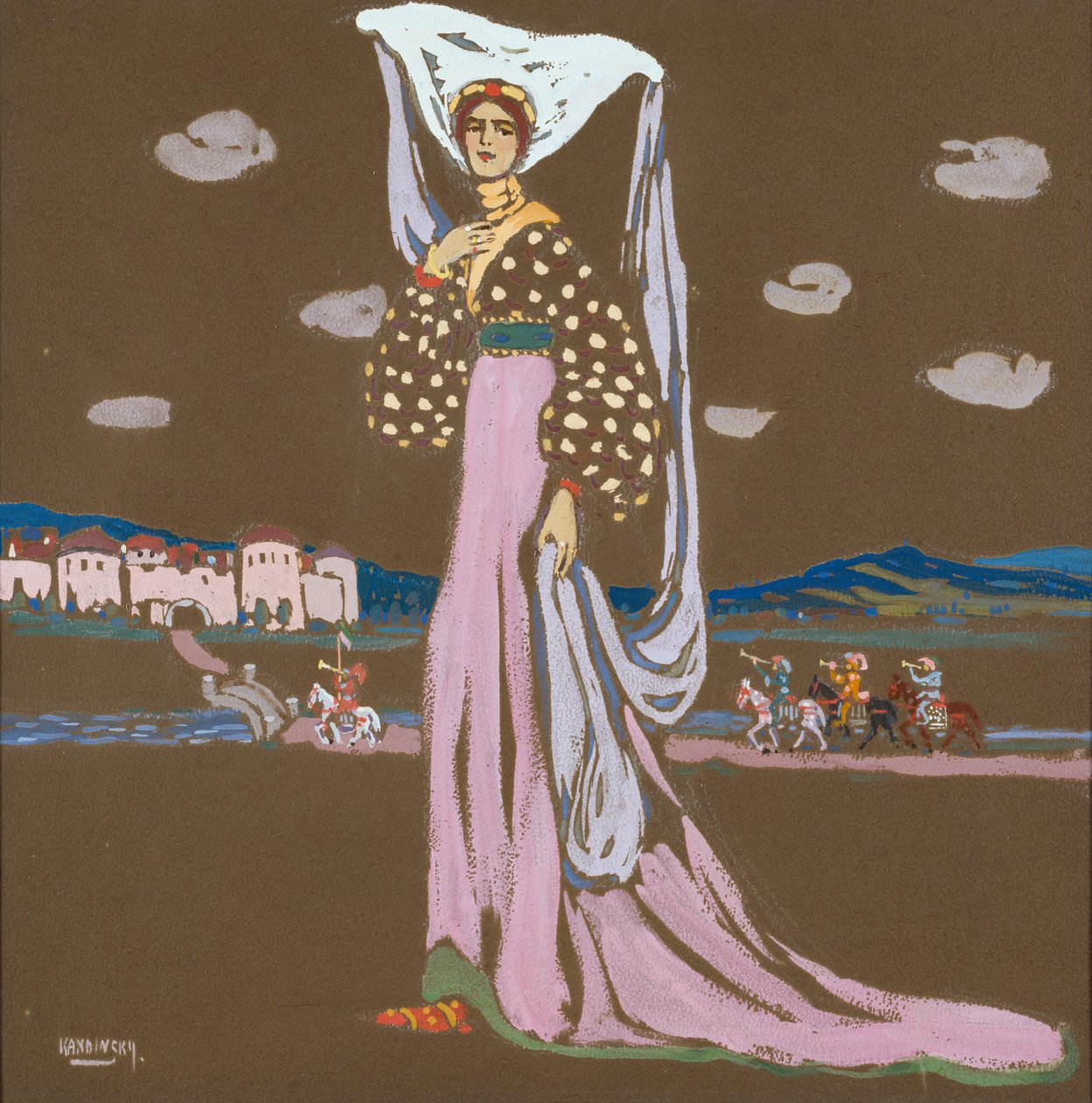 La notte (La signora che passeggia) da Wassily Kandinsky