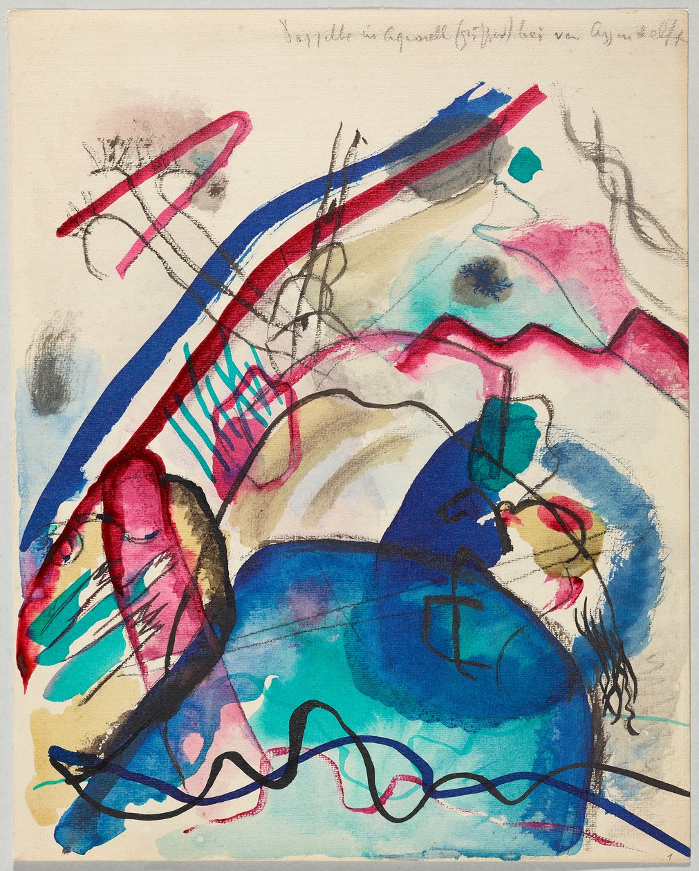 Studio per “Quadro con bordo bianco” da Wassily Kandinsky