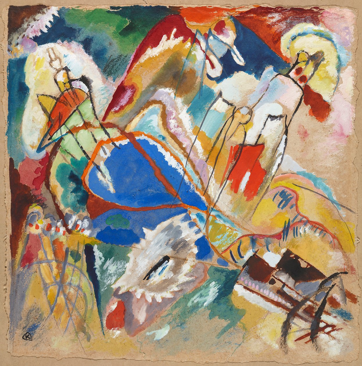Studio per «Improvvisazione 30 (Cannoni)» da Wassily Kandinsky